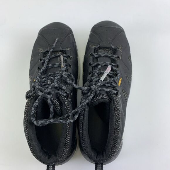 Keen Utility San Antonio Mid Aluminum Toe Work Boot 1018647 Black Silver Men 9EE - Picture 7 of 16